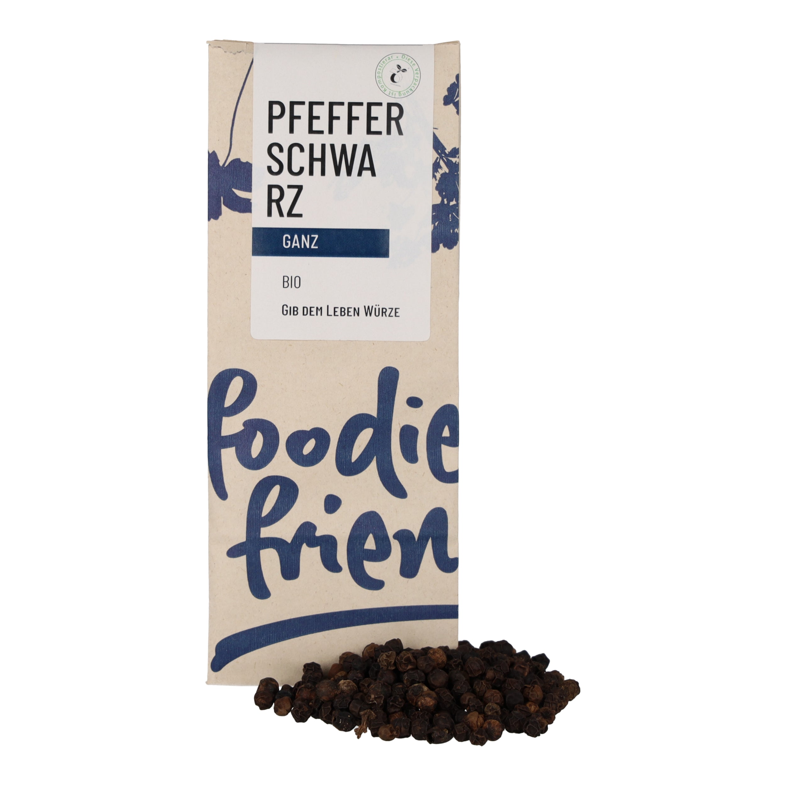 BIO Pfeffer schwarz ganz - 6 Tüten 300g