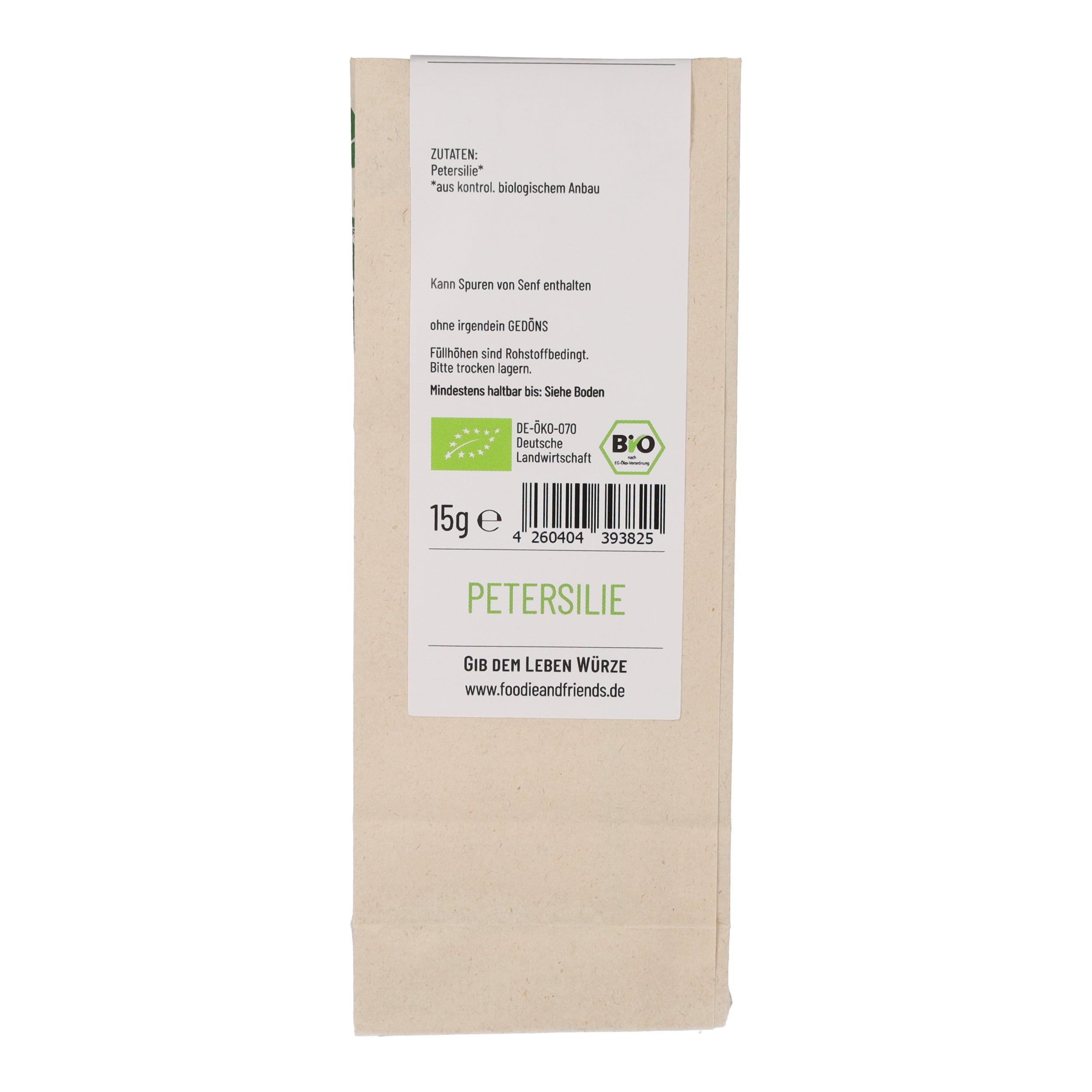 BIO Petersilie geschnitten