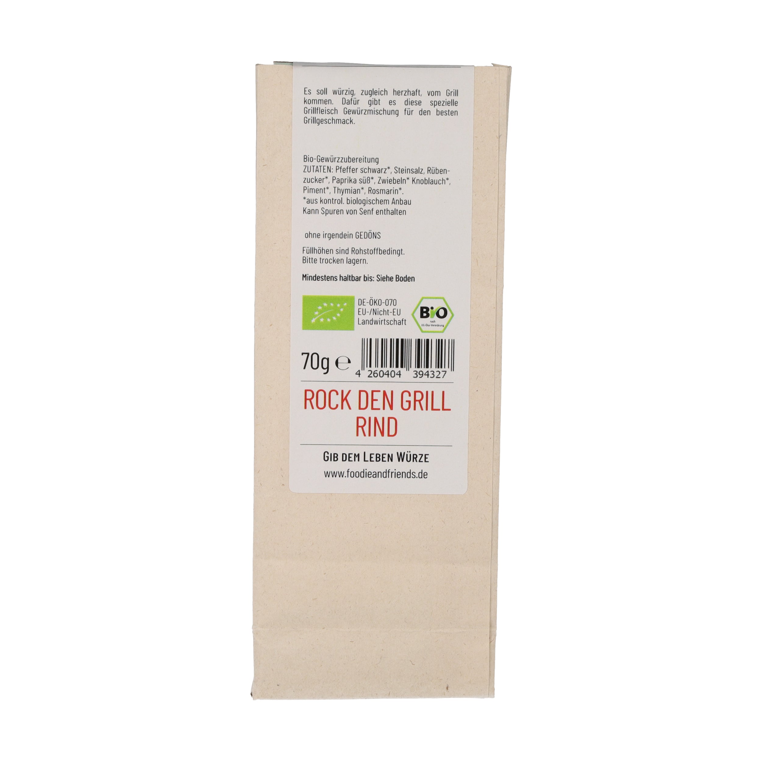 BIO Rock den Grill Rind