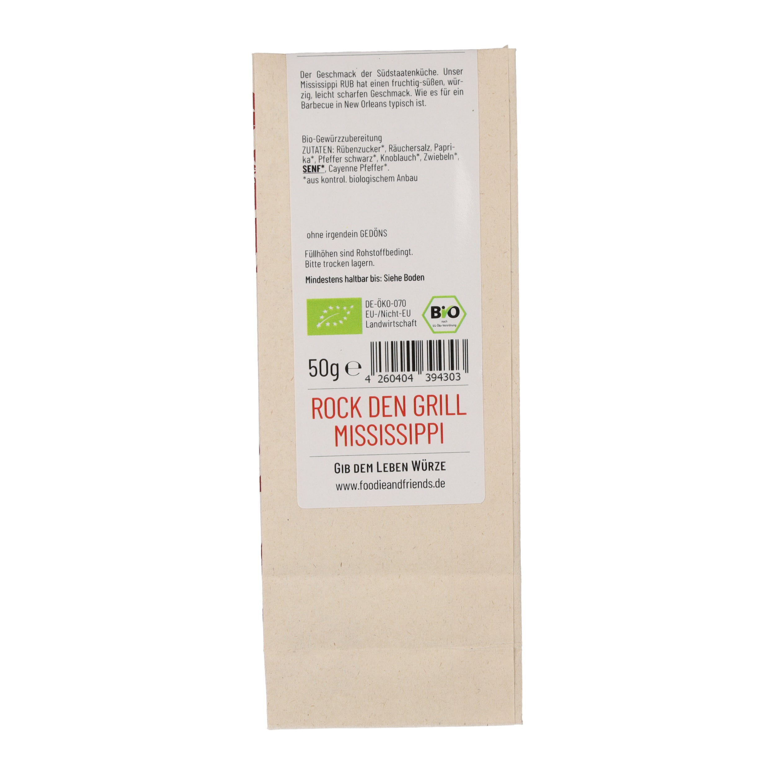 BIO Rock den Grill Mississippi Barbecue Rub