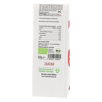 BIO Zaatar Tüte