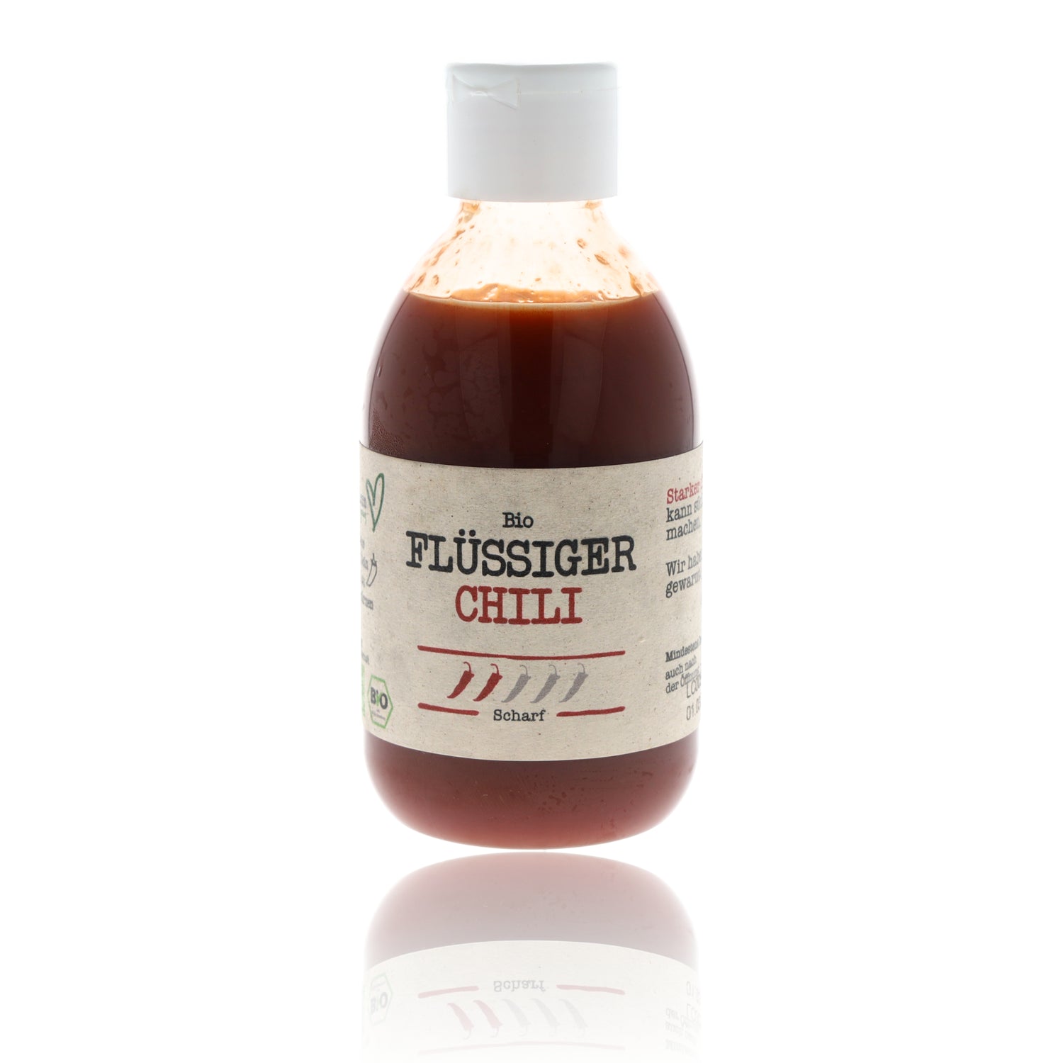 ”Flüssige Bio Kräuter” Chili, Scharf 240ml