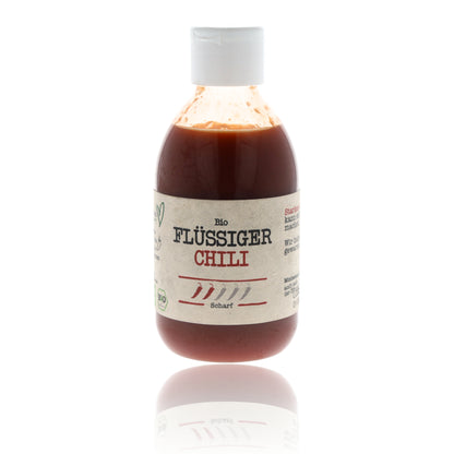 ”Flüssige Bio Kräuter” Chili, Scharf 240ml