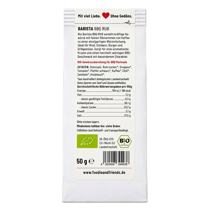 BIO Rock den Grill Barista BBQ RUB