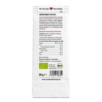BIO Kräuterbutter MIX Tüte