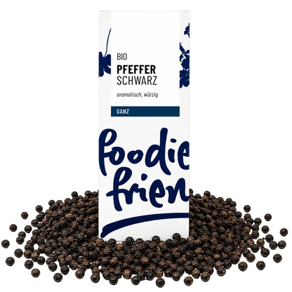 BIO Pfeffer schwarz ganz von foodie &amp; friends