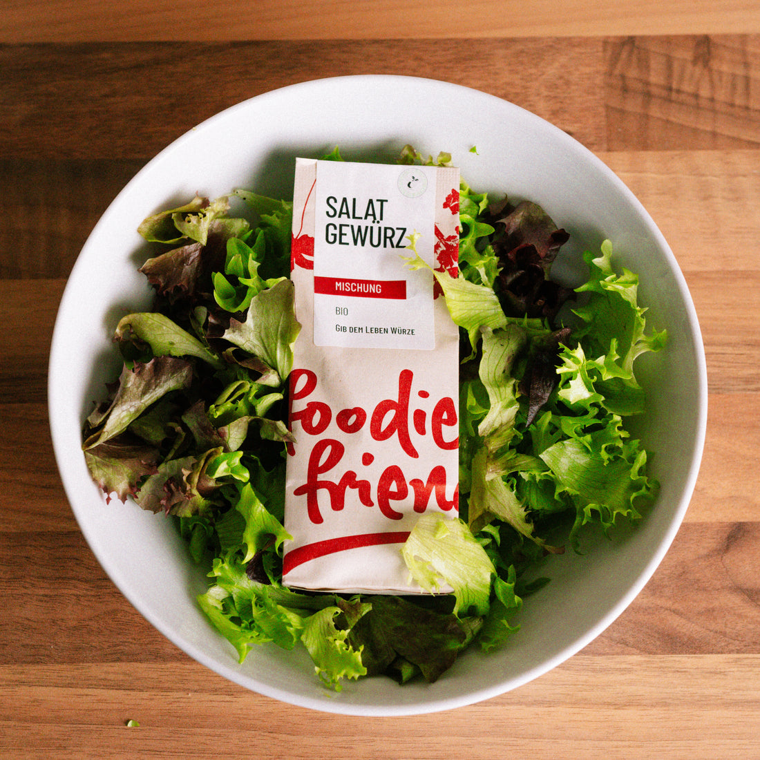 BIO Salatgewürz Verpackung Vorderseite