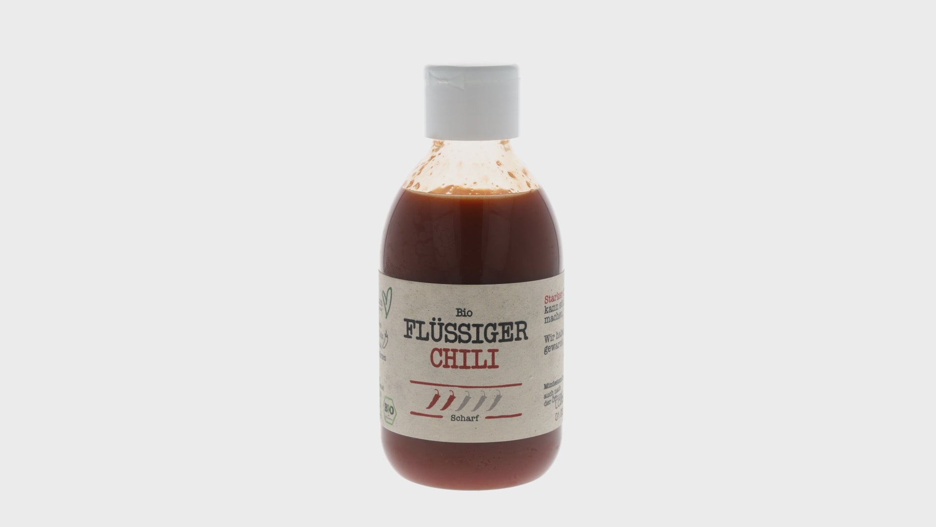 ”Flüssige Bio Kräuter” Chili, Scharf 240ml